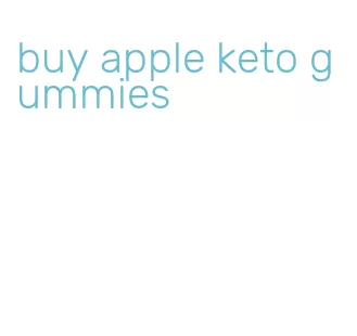 buy apple keto gummies