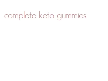 complete keto gummies