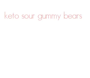 keto sour gummy bears