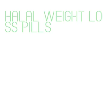 halal weight loss pills