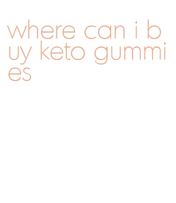 where can i buy keto gummies