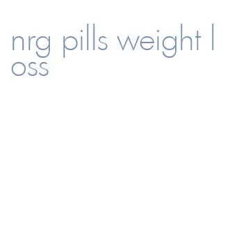 nrg pills weight loss