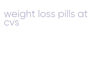 weight loss pills at cvs