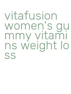 vitafusion women's gummy vitamins weight loss