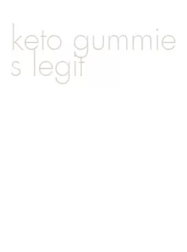 keto gummies legit