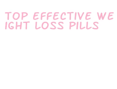 top effective weight loss pills