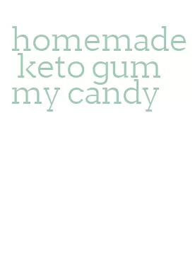 homemade keto gummy candy