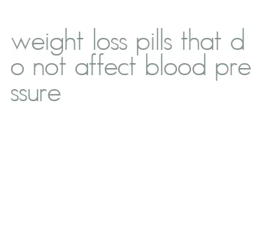 weight loss pills that do not affect blood pressure