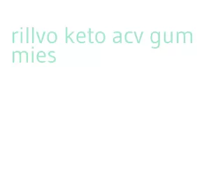 rillvo keto acv gummies