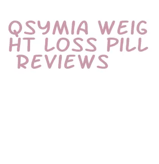qsymia weight loss pill reviews