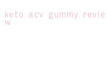 keto acv gummy review