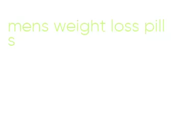 mens weight loss pills