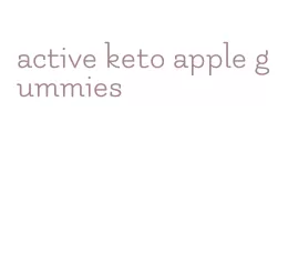 active keto apple gummies