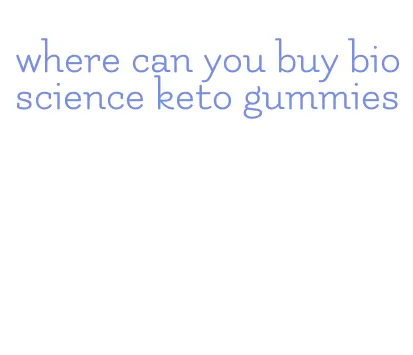 where can you buy bioscience keto gummies