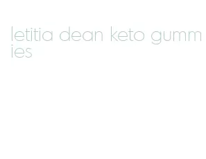 letitia dean keto gummies