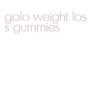 golo weight loss gummies