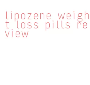 lipozene weight loss pills review