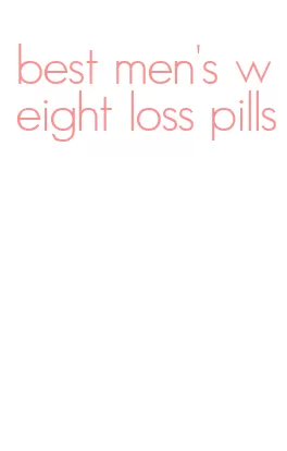 best men's weight loss pills