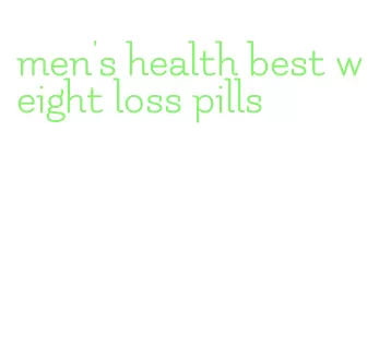 men's health best weight loss pills