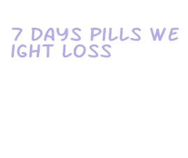 7 days pills weight loss