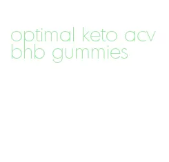 optimal keto acv bhb gummies