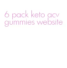 6 pack keto acv gummies website