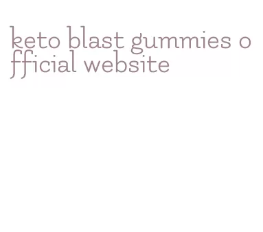 keto blast gummies official website