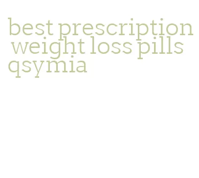 best prescription weight loss pills qsymia