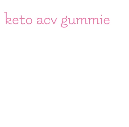 keto acv gummie