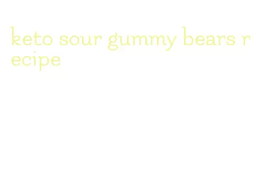 keto sour gummy bears recipe