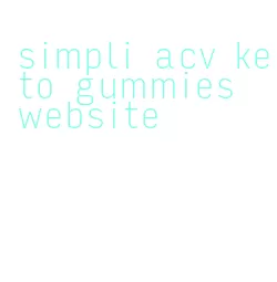 simpli acv keto gummies website