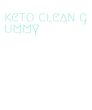 keto clean gummy
