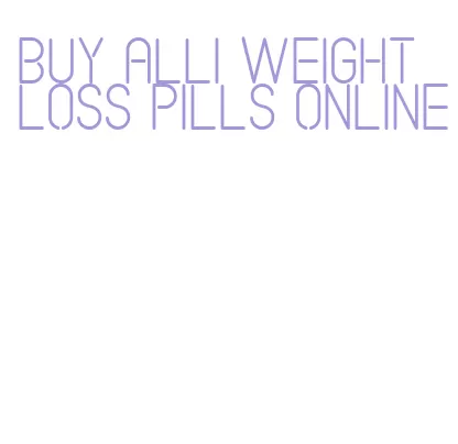 buy alli weight loss pills online