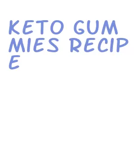keto gummies recipe