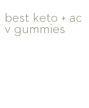 best keto + acv gummies