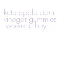 keto apple cider vinegar gummies where to buy