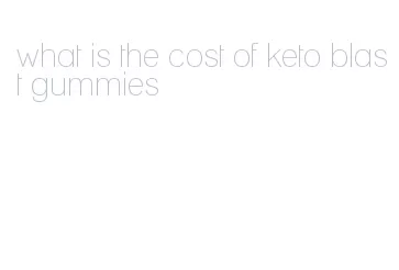 what is the cost of keto blast gummies