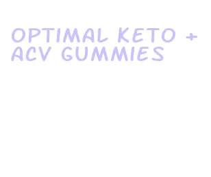 optimal keto +acv gummies