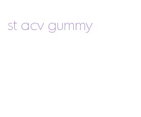st acv gummy