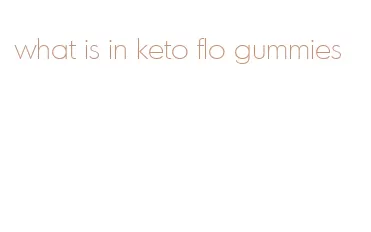 what is in keto flo gummies