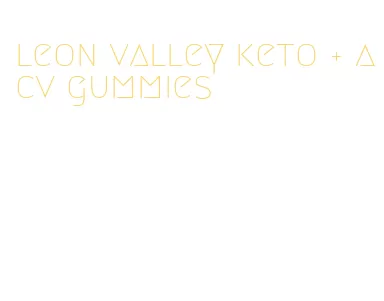 leon valley keto + acv gummies