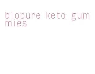 biopure keto gummies