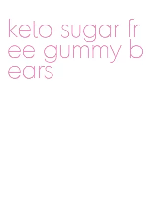 keto sugar free gummy bears