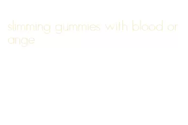 slimming gummies with blood orange