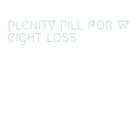 plenity pill for weight loss