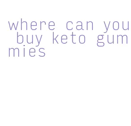 where can you buy keto gummies