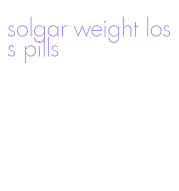 solgar weight loss pills