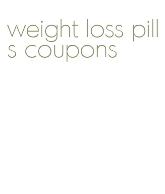 weight loss pills coupons