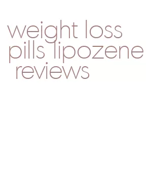 weight loss pills lipozene reviews