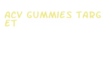acv gummies target